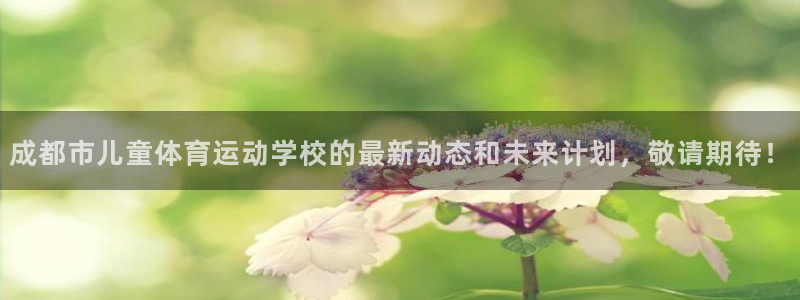 成都市儿童体育运动学校的最新动态和未来计划，敬请期待！